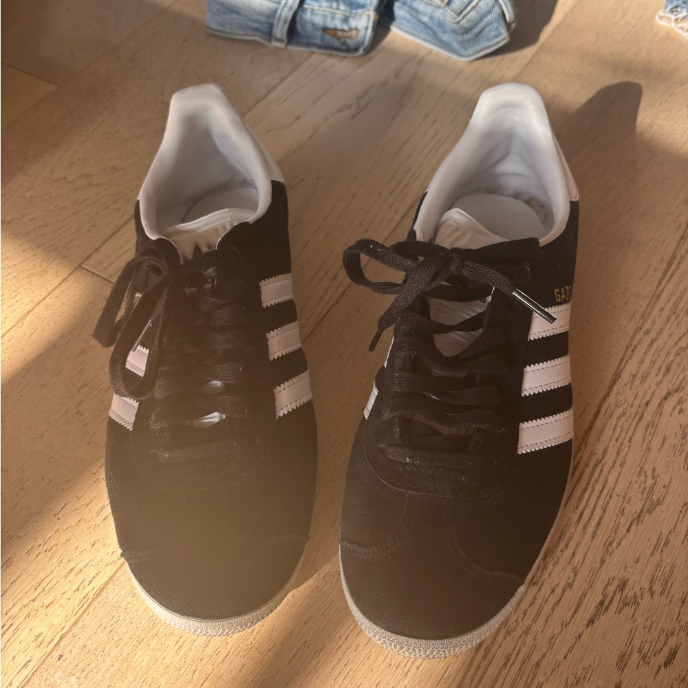 Adidas Black Gazelles